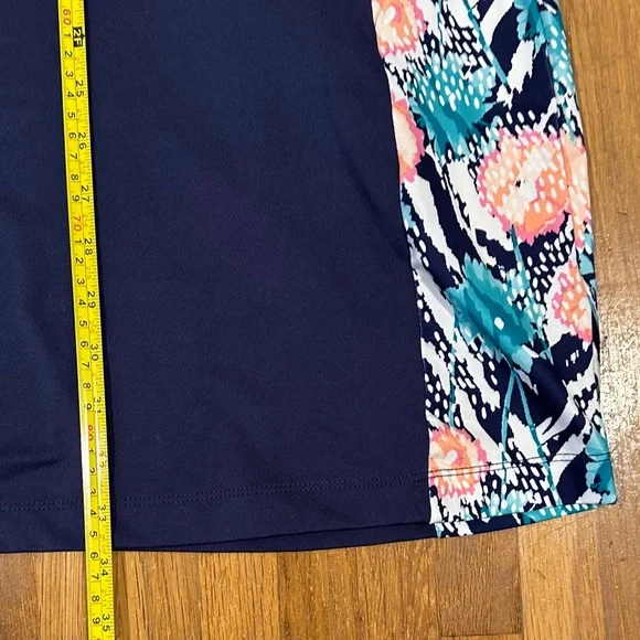 Pebble Beach | Women’s Navy and Floral Print Dress - Picture 9 of 16